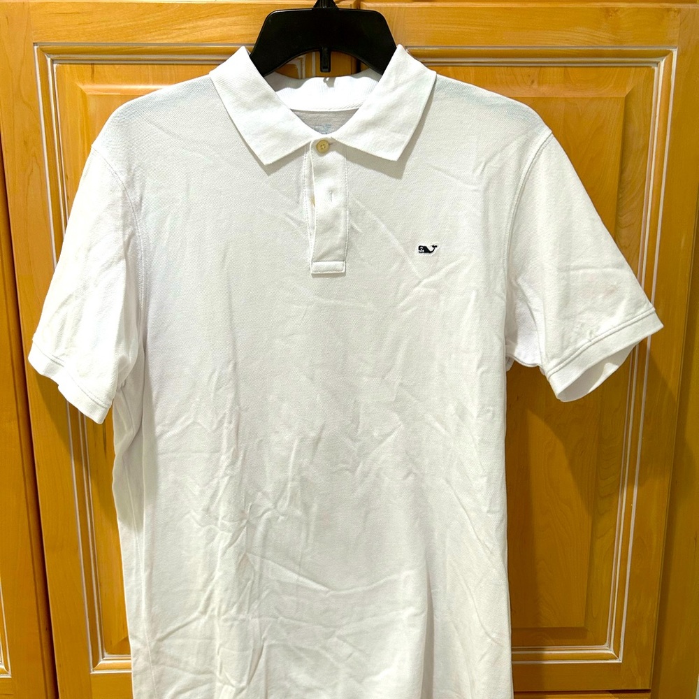 White kids Vineyard Vines polo